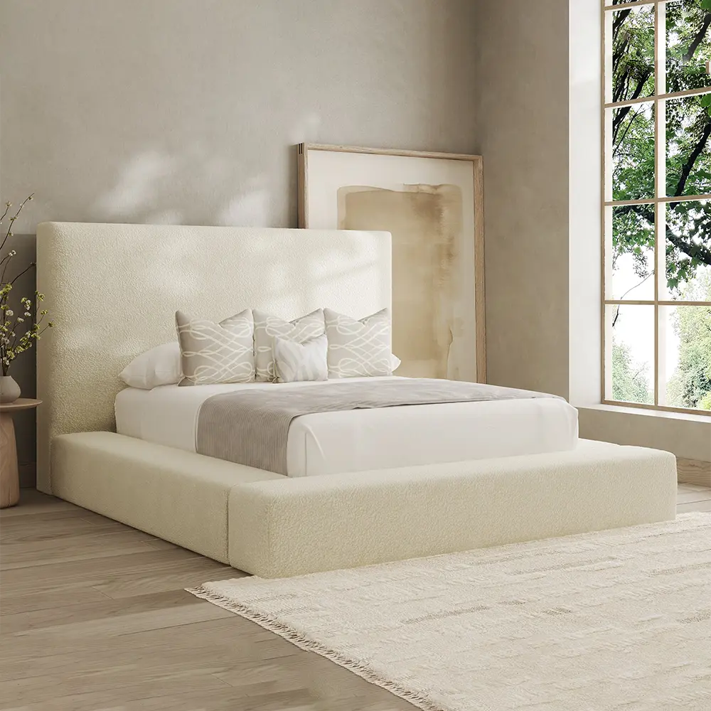 Plain Low Profile Platform Bed
