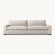 Off White Fabric Sofa