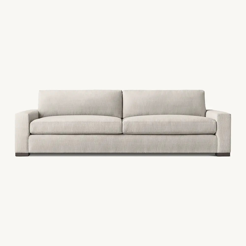 Off White Fabric Sofa