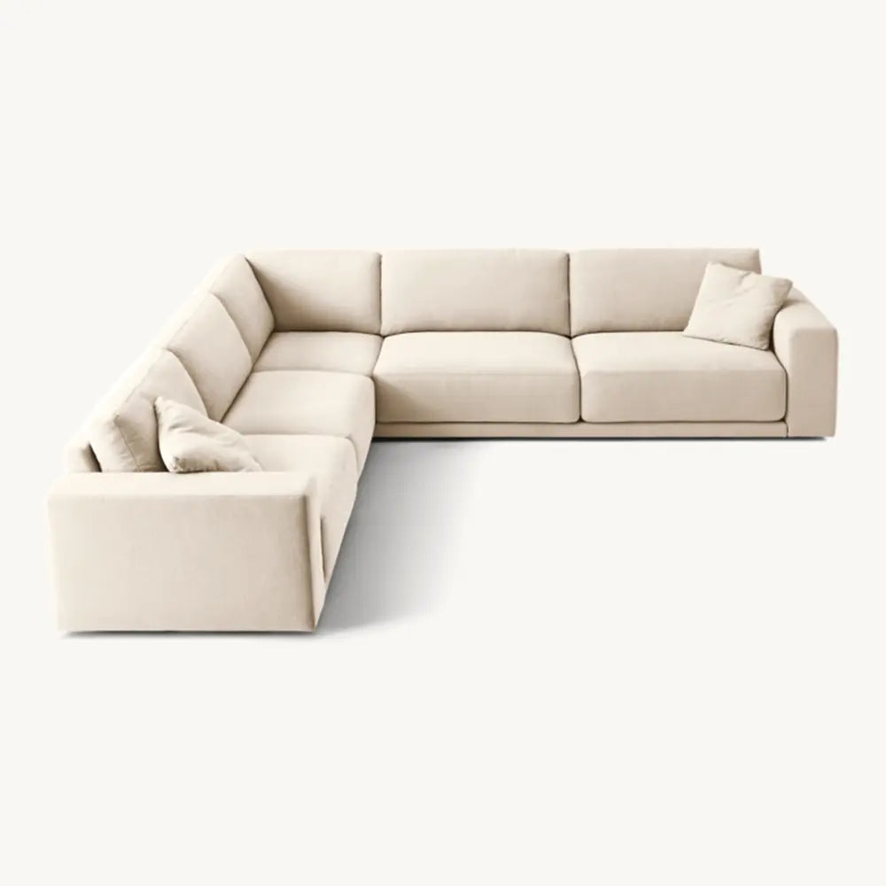 Medison Corner sectional sofa in living room.