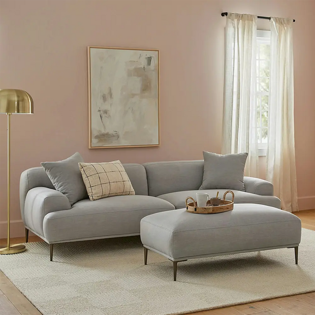 Afix 2 Seater Sofa With Foot Stool