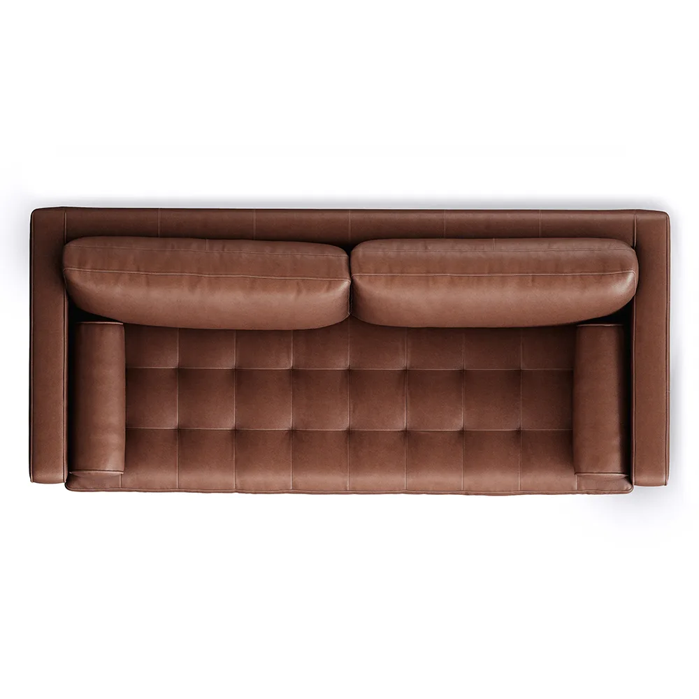 Tufted Seating 2 Seater Leather Sofa