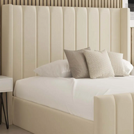 Valancia Winged Headboard Bed