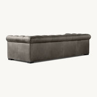 Allure Tufted Back Leather Sofa