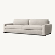 Off White Fabric Sofa