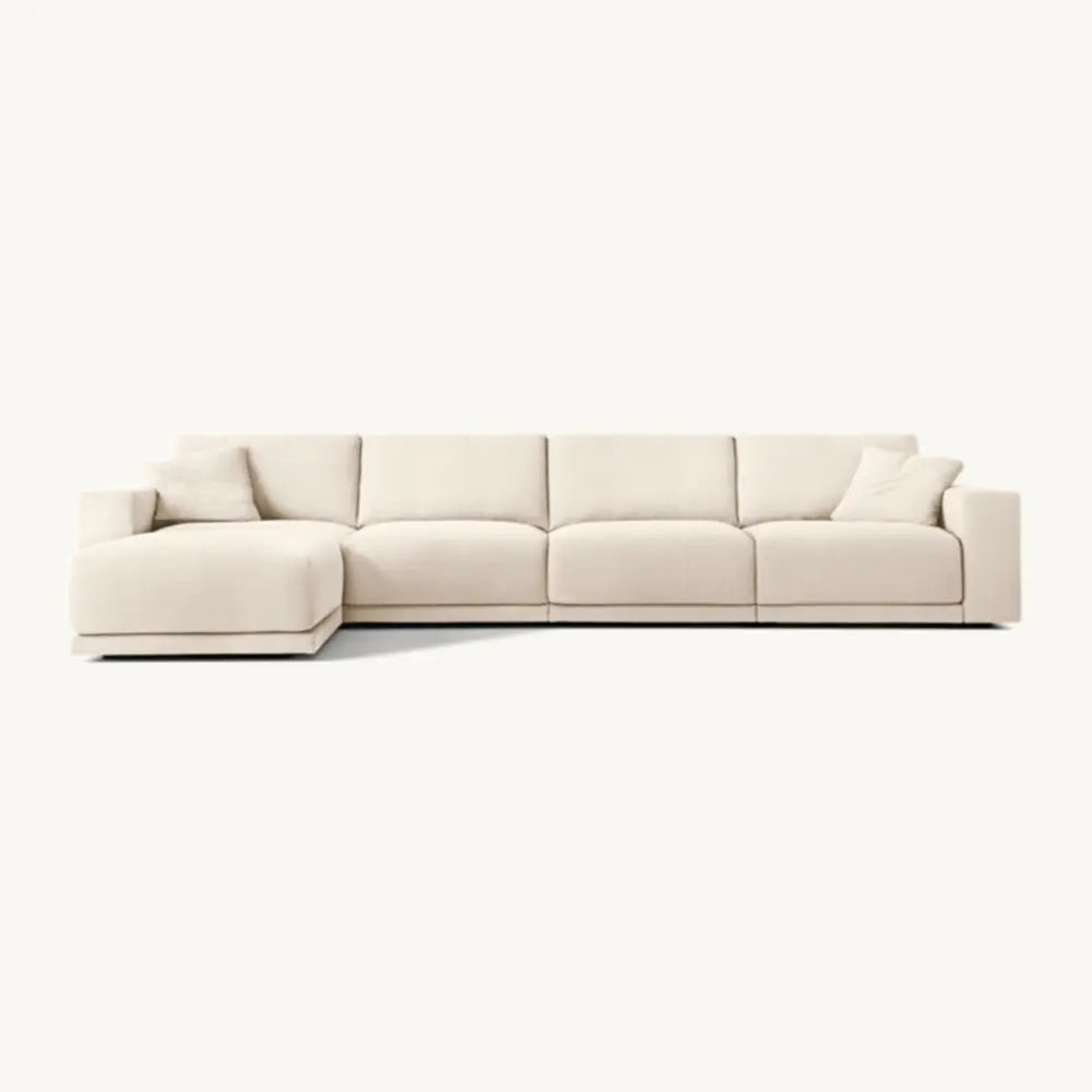 Medison sectional sofa with sturdy frame in sitting place.