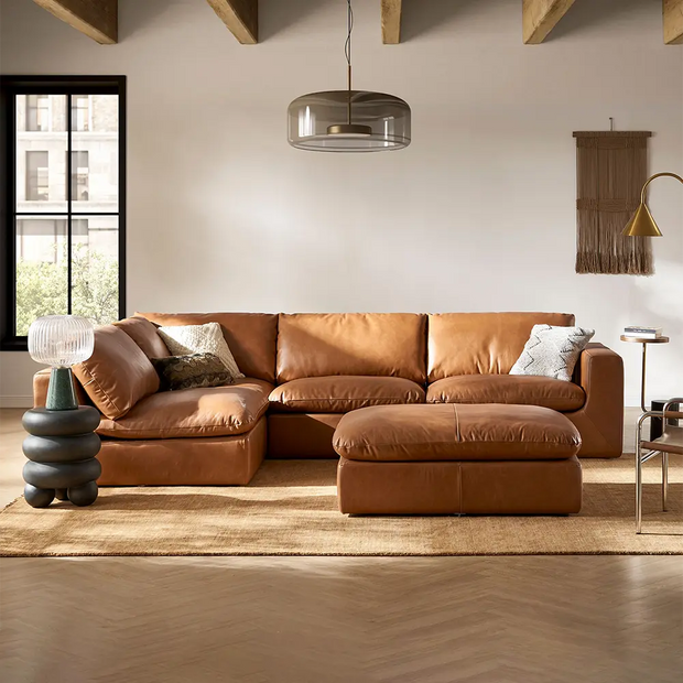 Elingtin Corner Sofa With Footstool