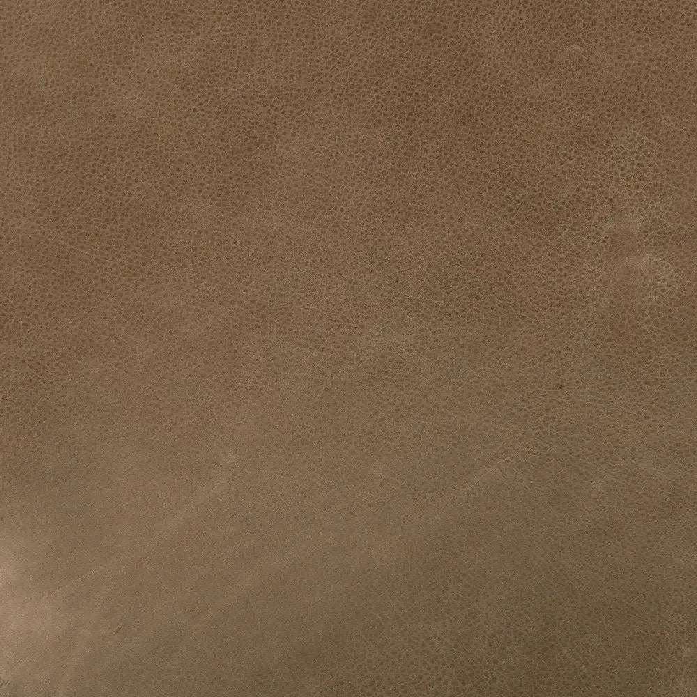 Button Tufted 3 Seater Leather Sofa