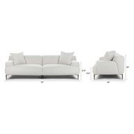 Afix 2 Seater Sofa With Foot Stool