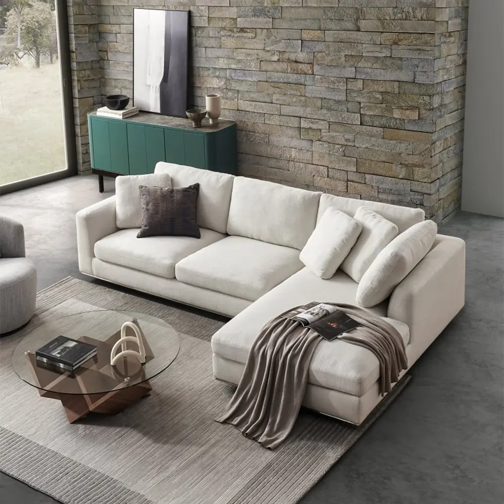Minimalist L Shape Sectional Sofa