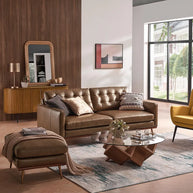Anix 2 Seater Faux Leather Sofa
