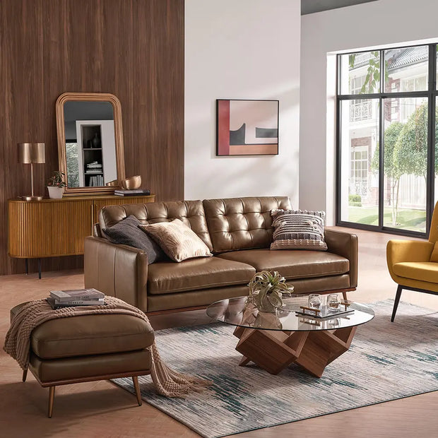 Anix 2 Seater Faux Leather Sofa