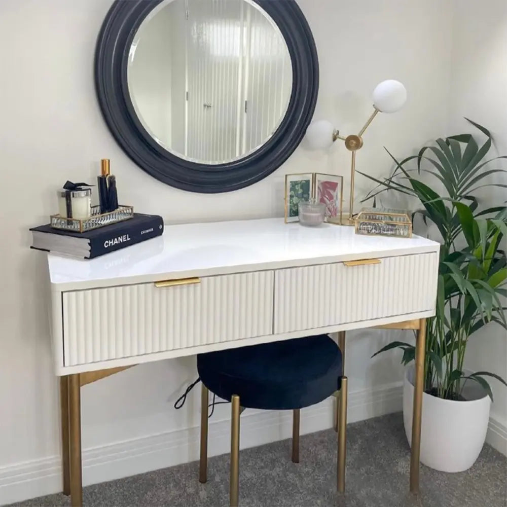 Amelia Dressing Table with 2 Drawers