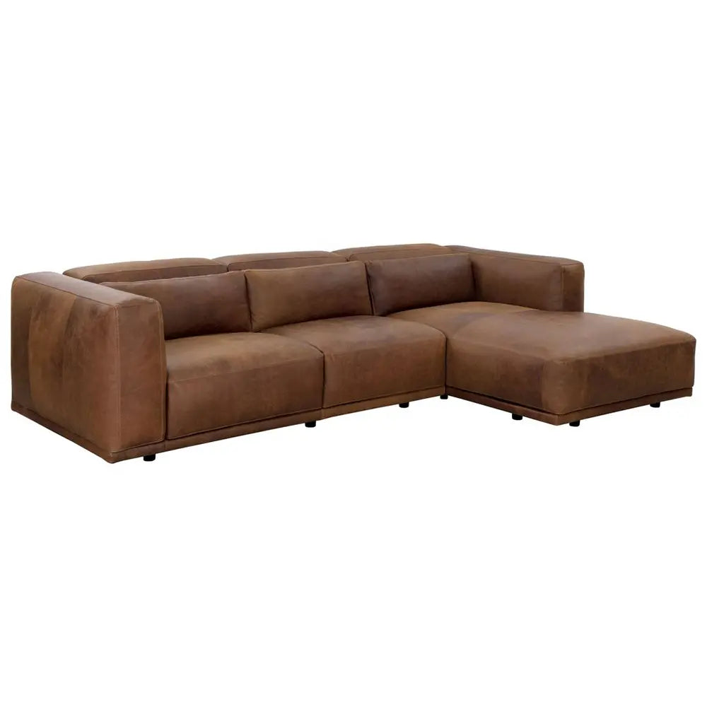 Elingtan L Shape Leather Sofa