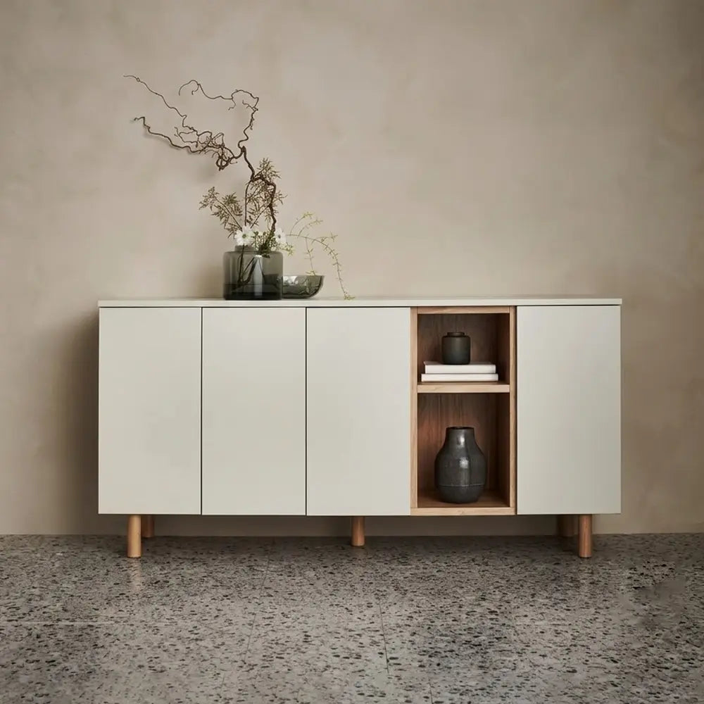 Modern Multi-Storage Wooden Cabinet
