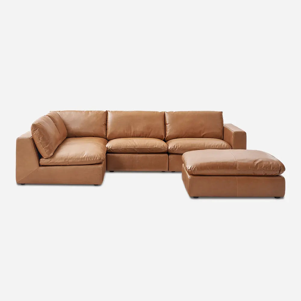 Elingtin Corner Sofa With Footstool