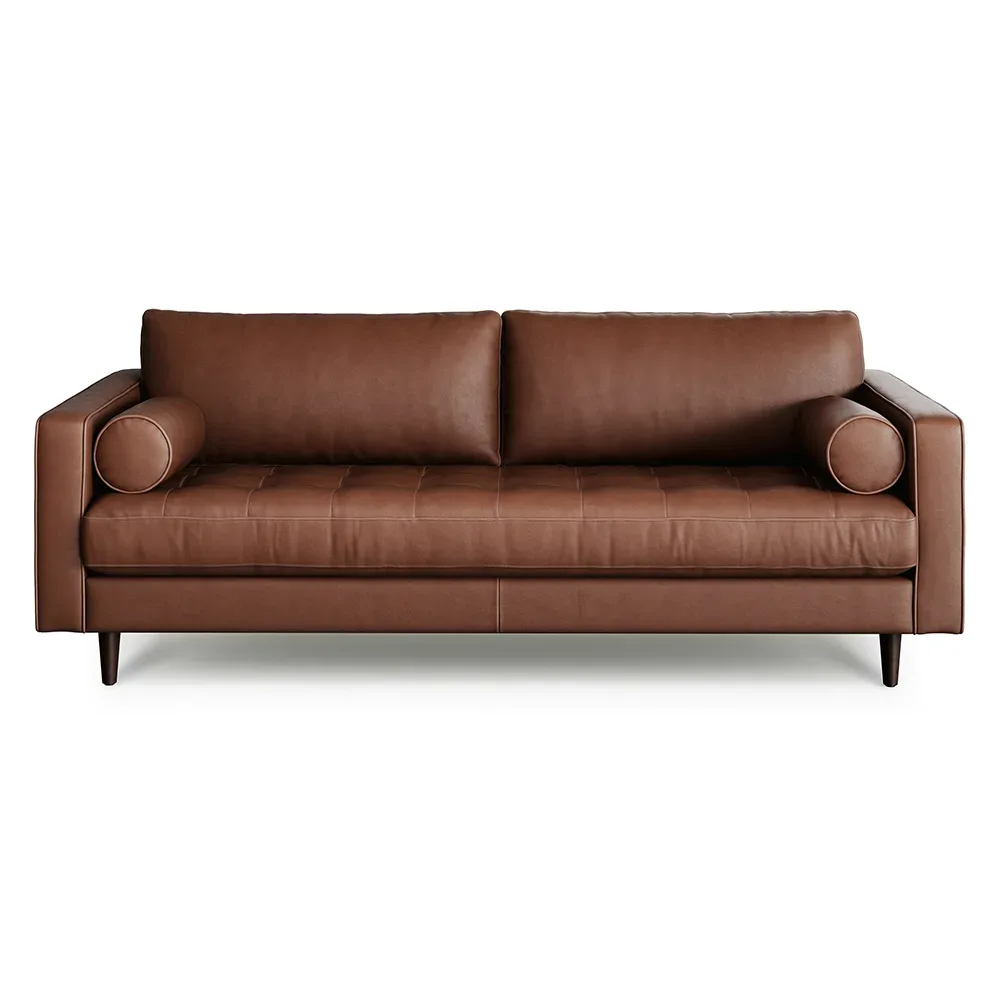 Tufted Seating 2 Seater Leather Sofa