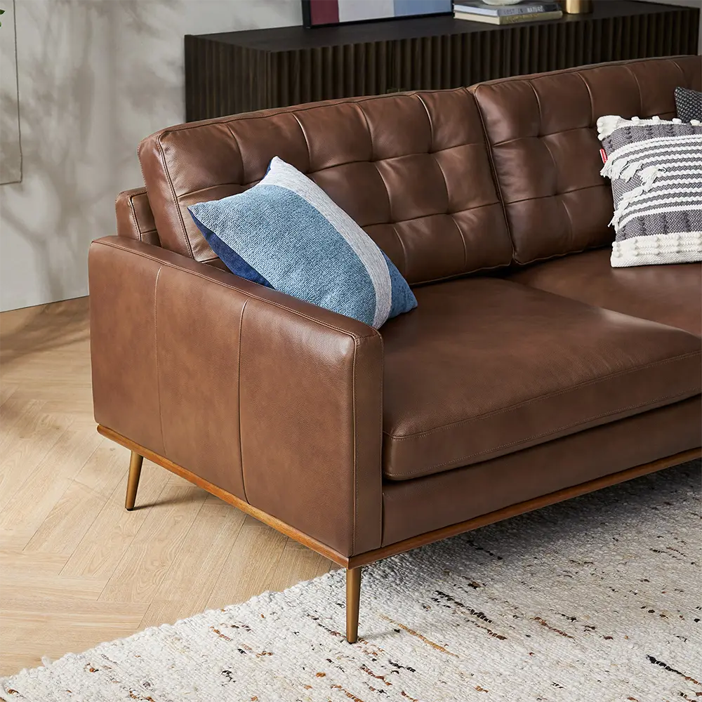 Anix 2 Seater Faux Leather Sofa